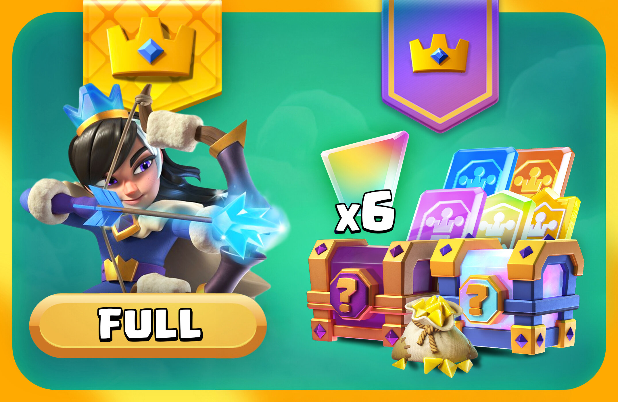 Алмазный Pass Royale — Clash Royale